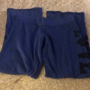 Blue pink sweat pants
